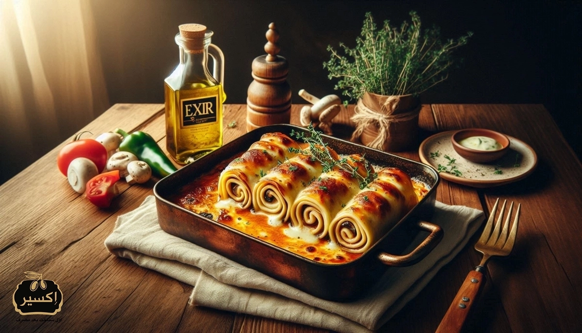 طرز تهیه لازانیا رولی با روغن زیتون؛ غذایی خوشمزه، سالم و متفاوت